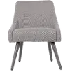 Boyle Gray Upholstered Guest Accent Chair