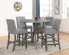 Judson Gray 5 Piece Counter Height Dining Room Set