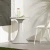 15001 Dalya Greige Outdoor Bistro Table - South Shore