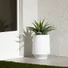 15004 Dalya White 16 Outdoor Planter