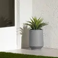 15006 Dalya Mottled Gray 16 Outdoor Planter
