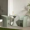 15237 Dalya Sage Green 3 Piece Outdoor Bistro Set - South Shore