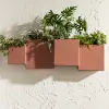 15330 Dalya Burnt Orange Wall Planters, Set of 2 - South Shore