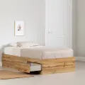 15440 Tassio Oak Twin Storage Bed - South Shore