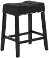 Lennon Black Counter Height Stool