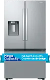 RF27CG5400SR Samsung 26 cu ft Mega Capacity French Door Refrigerator - Counter Depth Stainless Steel