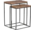 77223 Sunburst Nesting End Tables, Set of 2
