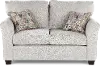 Wall St. Cream Loveseat