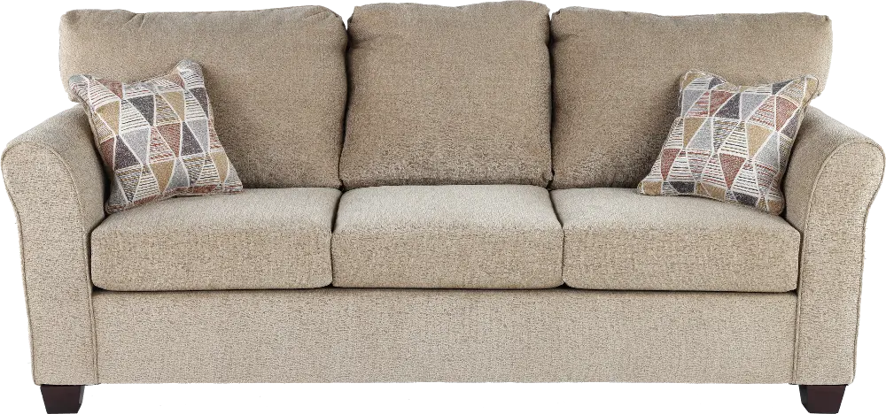 Wall St. Wheat Beige Queen Sofa Bed-1