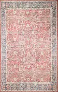 I166-RED-5X7.6-NH210 Impressions 5 x 8 Zulema Red Area Rug
