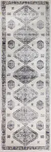 S231-IV-2.6X8-SE1003 Sierra Lilah Ivory Runner Rug