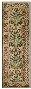 R128-CHOC-2.6X8-HG102 Wilshire Hastings Chocolate Wool Runner Rug