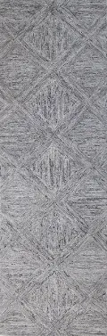 R130-GY-2.6X8-LC172 Verona Nayla Gray Wool Runner Rug