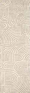 S185-BE-2.6X8-ST283 Chelsea Trenton Beige Wool Hand Tufted Runner Rug