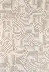 S185-BE-4X6-ST283 Chelsea Trenton 4 x 6 Beige Wool Hand Tufted Area Rug