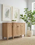 Laurel Natural Oak Office Console
