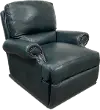 Hunter Green Leather Power Recliner