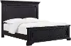 Lakeshore Black Queen Bed
