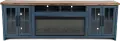 Nantucket Blue Fireplace TV Stand