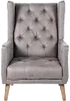 Lansing Charcoal Gray Accent Chair