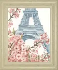 Paris Cherry Blossom Frame Art