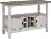 Mount Pleasant Gray and Cream Buffet Server