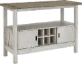 Mount Pleasant Gray and Cream Buffet Server