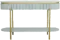 Deco White Console Table