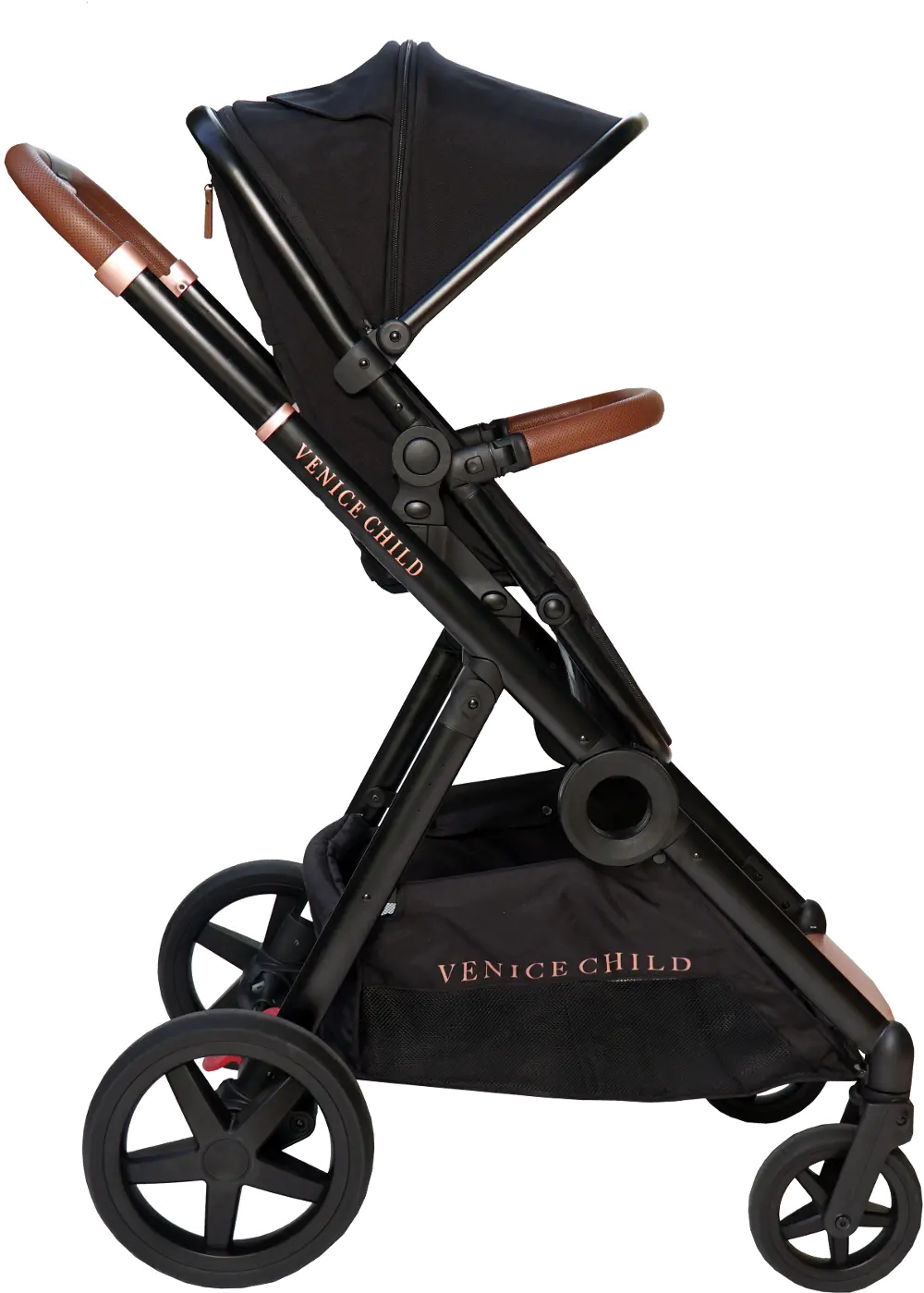 VCHD-MV03-01 Venice Child Maverick Single to Double Stroller with Toddler Seat-1