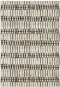 Raylan 8 x 11 Abstract Ivory Black Area Rug