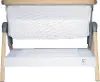VCHD-CD01W-01 Venice Child California Dreaming White Wood Bedside Bassinet