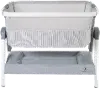 VCHD-CD02-01 Venice Child California Dreaming Gray Bedside Bassinet