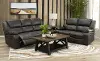 Pasadena Granite 2-Piece Reclining Sofa Loveseat