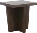 Rock Dark Brown End Table