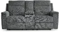 Barnsana Dark Gray Power Reclining Loveseat