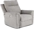 Barnsana Light Gray Power Recliner