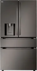LF29H8330D LG 28.6 Cu Ft French Door Refrigerator - PrintProof™ Black Stainless Steel