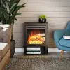Clermont Espresso Electric Fireplace