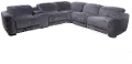 Waves Graphite Zero Gravity 6 Piece Reclining Sectional