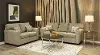 Wall St. Wheat Beige 7 Piece Living Room Set with Sofa Bed
