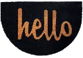 106112436 Arch Black Hello Doormat
