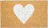 106761729 White Heart Doormat