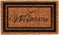 152961830WELC Black Border Welcome Doormat