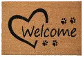 103352436 Open Heart Paws Doormat