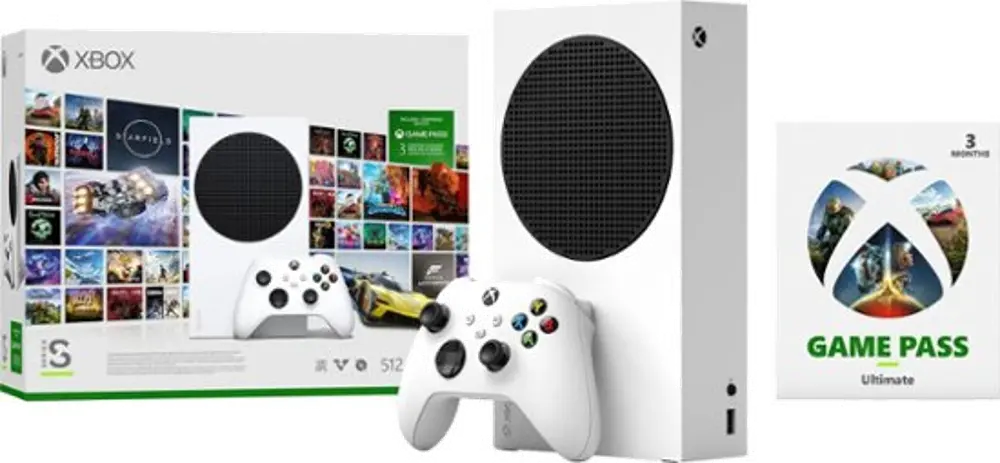 RRS-00144 Microsoft Xbox Series S 512GB All-Digital Starter Bundle Console with Xbox Game Pass-1