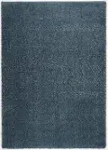 Anakara 5 x 7 Fluffy Blue Area Rug