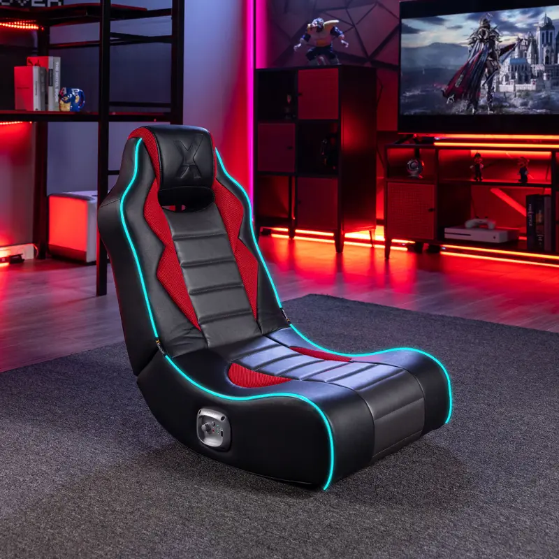 X rocker gaming online chair red and black