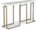 Manhattan Onyx and Gold Sofa Table