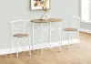 Avery Natural and White 3 Piece Dining Set