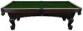 Madaris Dark Brown Pool Table